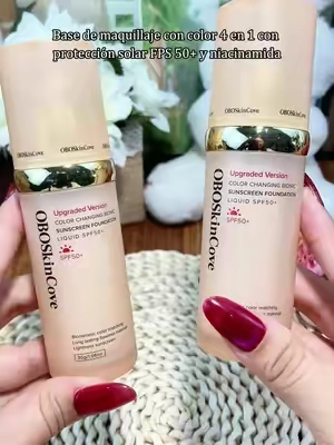 ¿Has visto alguna base de maquillaje que cambie de color por sí misma?#foundation #makeup #beauty #basemakeup #sohochic 