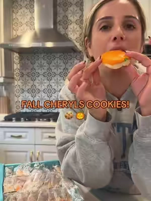 Grab these cookies before they’re gone! So easy and great to have !! So tasty #cherylscookies #cookies #falltreats #fallkitchendecor @QVC, Inc 