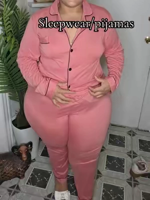Women's 4-Piece Sleepwear Set, #Diosprimero #sohochic #sleepwear #pijama #plussizefashion 