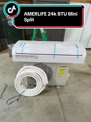 Its time to upgrade that garage and get in some cool air! #garageupgrade #minisplit #airconditioner #airconditioning #tiktokshopcreatorpicks @amerlifeofficial 