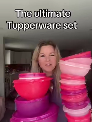 Tupperware bowls and canisters set from HSN.     #tupperware 