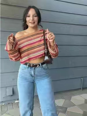 #cutetop #knittedtop #colorfultop #summertop #OOTD 
