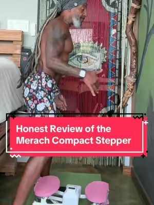 HONEST REVIEW: MERACH COMPACT STEPPER 👟🔥 After putting this MERACH Compact Stepper to work, here’s my review: for the price, the convenience, and what you can get out of such a small machine—it’s hard to beat. This thing is compact enough to slide under your bed or into a closet, but when you pull it out, you’re getting a legit leg workout, cardio, balance, and core engagement all in one. One of my favorite uses? After-meal movement. 🍽️➡️👟 Getting your muscles contracting after eating can help support healthy post-meal glucose management. And unlike going for a walk, weather, darkness, heat, cold, or rain doesn’t matter. Pull it out and give me 10 minutes. ✅ Legs & glutes ✅ Cardiovascular conditioning ✅ Core engagement ✅ Balance & coordination ✅ Convenient post-meal movement ✅ Small footprint ✅ Budget-friendly No giant piece of cardio equipment taking over your house. Just pull it out, step, get that blood moving, put those muscles to work, then slide it right back under the bed. That’s what I call fitness that actually fits your lifestyle. 💪🏾🔥 Post-meal activity may help support healthy glucose management. Individual responses vary; this is not medical advice.