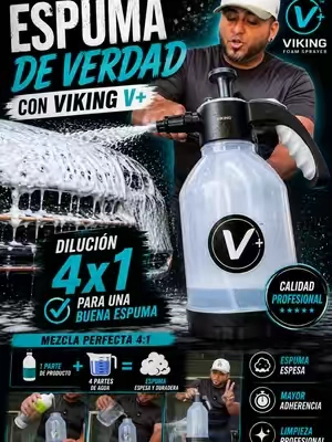Espumadora que si espumea  @VIKING Car Care 