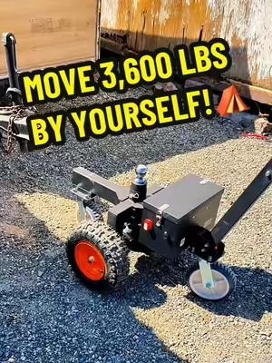 Move heavy trailers without fighting them! 💪 This VEVOR electric trailer dolly handles trailers up to 3,600 lbs and makes positioning your camper, boat, or utility trailer WAY easier. #VEVOR #TrailerDolly #RVLife #tiktokshopcreatorpicks #boat @VEVOR Store @VEVOR Automotive Store 
