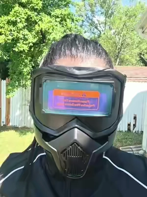 Gafas de protección facial completa con antivaho Lentes de alta definición, máscara de esquí desmontable y ajustable, y almohadilla de esponja cómoda para herramientas - Hecha de plástico para trabajos de jardinería. #gafas #maskswork #paratiiiiiiiiiiiiiiiiiiiiiiiiiiiiiii #workwear #viral 