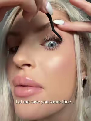 If you wear lashes… watch this 🫶🏼 @VEYESBEAUTY #lashes #lashclusters #diylashextensions #naturalglam #makeuphacks 