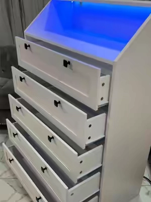 Respuesta a @adela Sí, se puede colocar una televisión encima, pero hay que tener en cuenta el peso #drawers #drawer #drawerorganization #drawerdresser #dresser 