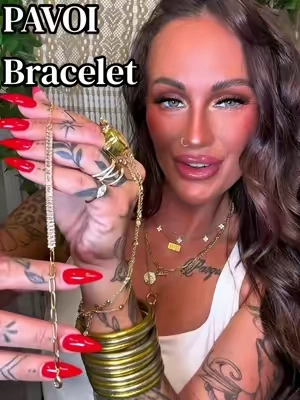 The newest addition to my bracelet stack ✨😍 @PAVOI never misses. 🤍 #bracelet #braceletstack #tennisbracelet #jewelrylover #jewelrytok  