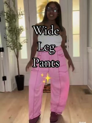 Barrel sweatpants #widelegpants #TikTokshopbacktoschool #tiktokshopcreatorpicks 