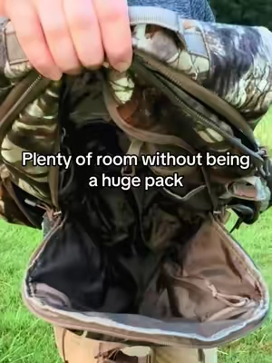 35 liters is a nice size for deer season. Plenty of storage, built in rain cover, and the padded waist belt helps once you load it down. #tidewe #huntingbackpack #deerhunting #huntinggear #deerseason
