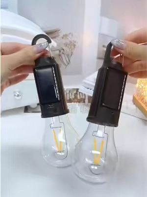 1/2/4 PCS Luz solar LED para exteriores con gancho de clip impermeable, equipo de camping multifuncional portátil, adecuado para senderismo, camping nocturno, viajes autónomos, pesca, supervivencia en la naturaleza, apago de energía en el hogar y varias escenas de iluminación de emergencia#SummerWins #imprescindible #tendencia #fyp #util #esencial #gadgetviral #viral #parati #recomendado #comprarentiktok #tiendadetiktok #compraya #bonito #calidad 