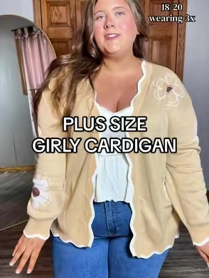 It has the cutest details and it’s MADE for the plus size girlies 🤎🍂 #plussizecardigan #plussizefashion #fallfashion #outfitinspo #falloutfits 