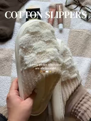 stop wearing shoes inside your house and get these instead 🧸 #womensslippers #slippers #fallvibes #cozyathome 