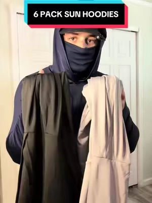 These sun hoodies are a must have if you work outside in the summer heat #workwear #bluecollar #landscaping #construction #tiktokshopcreatorpicks 