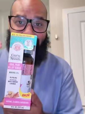 Gurunanda’s Brand New oil pulling for Oral Pain relief is now for the grabbing! @GuruNanda LLC @Puneet Nanda bridge the gap #oilpulling #oilpullingbenefits #dentalhealth #oralhealth #gurunanda  