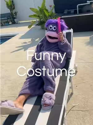 You gotta buy this! #funnyvideo #costume #prank #easycostume #purplepeople 💜