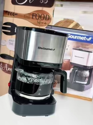 #cafetera #electric #coffee #elitegourmet #TikTokshopbacktoschool @QVC, Inc cafetera eléctrica con capacidad de 5 tazas, jarra de vidrio 