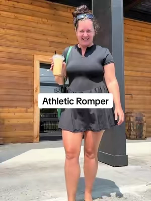 Athletic Romper #athleticdress #athleticdress #athleticwear #athleticromper 