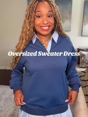 #sweaterdress #oversizeddress #preppyaesthetic 