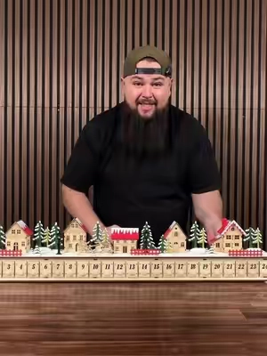 The Home Reflections Christmas Village Advent Calendar 🎄 Check link for current pricing #homereflections #adventcalendar #christmasvillage #tiktokshopcreatorpicks #holidaydecor 