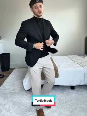 For the price, the classy turtle necks are insane #menswear #mensstyle 