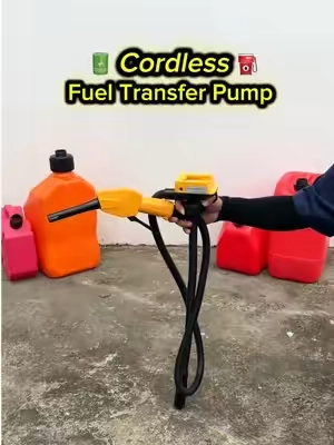 Make refueling easy with this cordless fuel pump.🔋⛽️✨#ecarke #fuelpump #gaspump #dewalt #milwaukee 