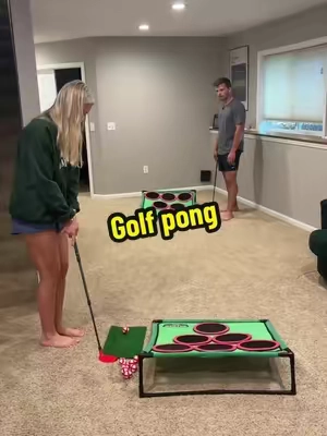 Cheaters never win… #golfpong #golfgame #ponggolf 