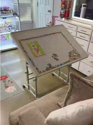 Also comes with a cover #puzzletok #puzzletable #jigsawpuzzle #craftingtable #puzzleboard 