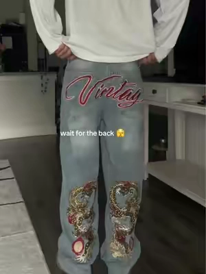 hardest jeans i’ve seen on the app #menfashion #streetwear 