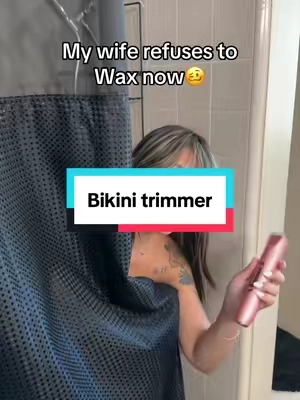 She refuses to get a wax now #ufree #bikinitrimmer #electrictrimmer @Ufree US 