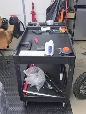 Built to handle serious work, this VEVOR heavy-duty 2-shelf rolling cart has a 550 lb capacity, large lipped shelves, 360° swivel casters, and two locking brakes. Great for garages, workshops, warehouses, and anywhere you need to move heavy gear without making multiple trips. #UtilityCart #RollingCart #WorkshopStorage #VEVORSuperBrandDay #tiktokshopcreatorpicks 