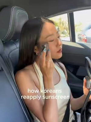 They never forget to reapply sunscreen to keep their skin clear & glowy ✨ #koreansunscreen #sunstick #antiaging #abibsummerglowchallenge #TikTokshopbacktoschool @Abib Cosmetics 