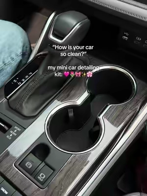 sisters car needed a refresh ✨ #car #cardetailing #cleangirl #ttshop #clean 