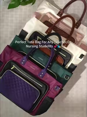 Long school days require a bag that doesn't quit. Padded laptop compartment, easy-clean surface, and side pocket for your giant water. Price dropped – grab yours today! ⏰#backtoschool #TikTokshopbacktoschool #workbag #lovevook #totebag 
