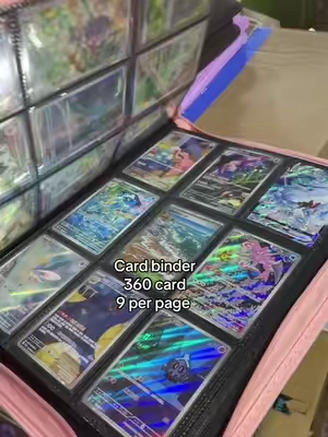 So fun let me see your collection!! #binder #cardbinder #pokemon #eveelution #tiktokmademebuyit 