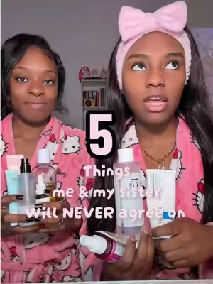 GRWM for bed & 5 things me & my sister will NEVER AGREE ON🤔