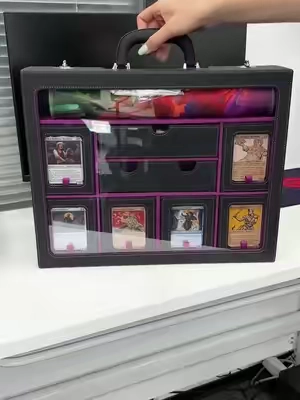 The storage solution I wish I had bought sooner😎❤️#kabinka #giftguide #tiktokshopbacktoschool #storagebox #mtgcommunity #tcgcommunity 