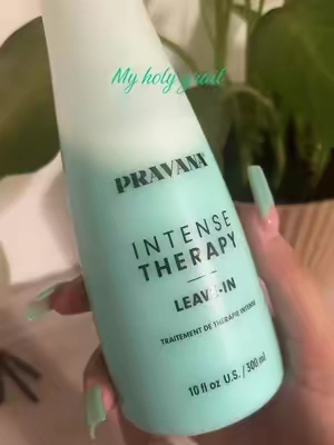 my absolute favvv it smells so yummy #pravana #leaveintreatment @Pravana 