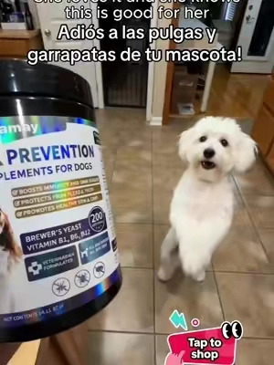 #falldealsforyou @woyamay.pets.official  Adiós Pulgas y Garrapatas: Solución para tu Mascota Despídete de las pulgas y garrapatas que afectan a tu mascota. 'Chews for Dogs' ofrece una solución efectiva para el bienestar de tu perro. Mantén a tu compañero libre de estos parásitos y asegúrate de su salud. #fleaprevention #fleaandtickprevention #doghealth #dogmom Keywords: adiós pulgas y garrapatas, cuidado de mascotas, solución antipulgas para perros, tratamiento garrapatas mascotas, chews for dogs Dog Flea & Tick Support Soft Chews - Natural Oral Supplement - Suitable for All Breeds & Sizes - 200 Chicken Treats 