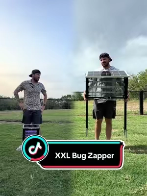 Don’t let anyone tell you size doesn’t matter! #bugzapper #solarbugzapper #mosquito #tiktokshopcreatorpicks 