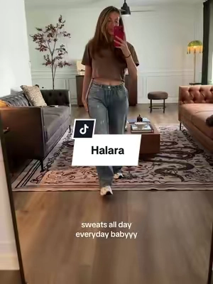 I will be living in these for the foreseeable future #halara #jeans #sweatpants #jeggings #sweatpantsoutfit 