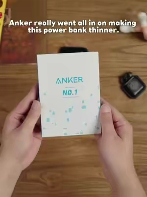 Anker Made a Seriously Thin Power Bank #Anker #PowerBank #TechTok #TechFinds #TikTokshopbacktoschool  