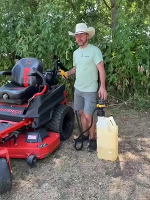 Fuel up faster without the spills with this auto shut-off transfer pump. #FuelTransferPump #AutoShutOff #GarageTools #FarmTools #MustHaveTools 