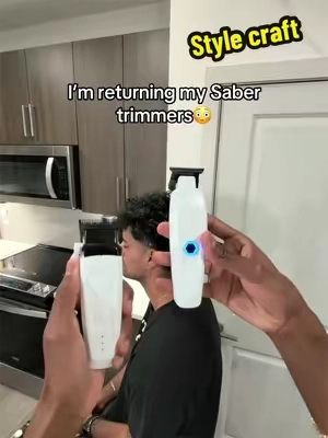 I have to… #stylecraft #barber #haircut #sabertrimmer 