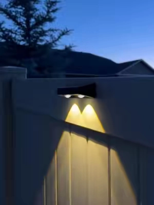 backyard fence lights #homeimprovement
