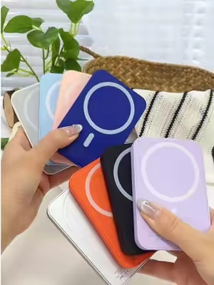 Banco de energía inalámbrico magnético de 5000 mAh para la serie iPhone 12-17, cargador portátil compatible con fundas MagSafe, elementos esenciales para el regreso a la escuela #SummerWins #imprescindible #tendencia #fyp #util #esencial #gadgetviral #viral #parati #recomendado #comprarentiktok #tiendadetiktok #compraya #bonito #calidad 