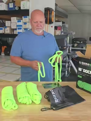 Rhino 16' Dock Lines #boat #boating #dock #marina #dockline 