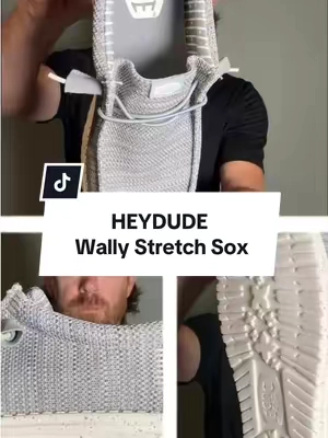 HEYDUDE Wally Stretch Sox is one comfortable shoe.  #heydude #mensshoes #comfortableshoes #casualshoes #tiktokshopcreatorpicks 