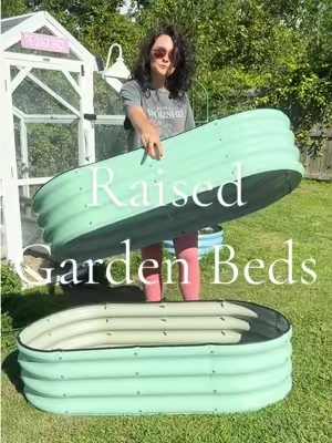 4 x 2 x 1 raised garden beds 🪴💦 & the price is sooo good rn 🤌🏻✨ happy gardening! #raisedgardenbed #planter #gardeningtips #gardenbeds #gardenbed @SnugNitureGarden 